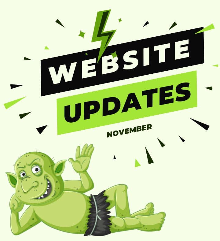 Website updates — new colors, pulse chart, server page customization & more